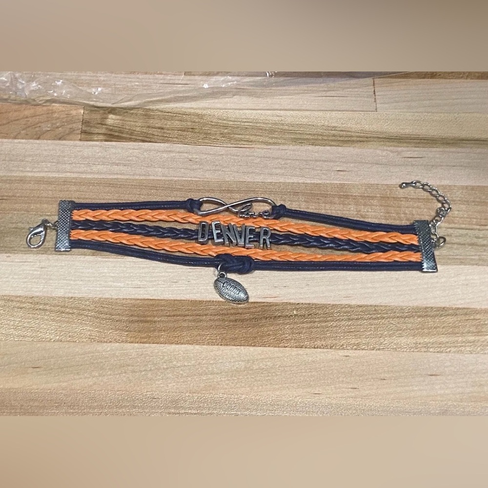 Denver Broncos Women’s braided bracelet NEW
